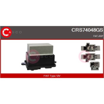 Resitencia, ventilador habitáculo - CASCO CRS74048GS