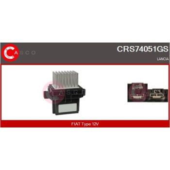 Resitencia, ventilador habitáculo - CASCO CRS74051GS