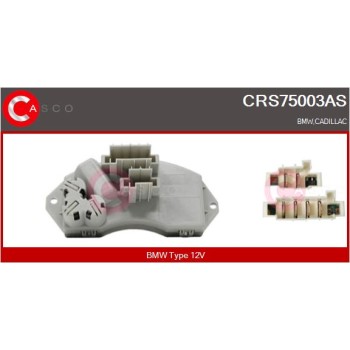 Resitencia, ventilador habitáculo - CASCO CRS75003AS
