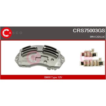 Resitencia, ventilador habitáculo - CASCO CRS75003GS