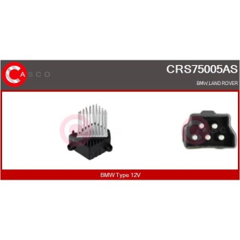Resitencia, ventilador habitáculo - CASCO CRS75005AS