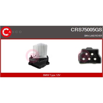 Resitencia, ventilador habitáculo - CASCO CRS75005GS