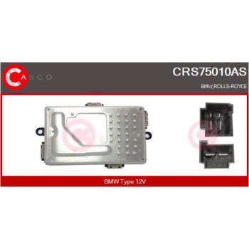 Resitencia, ventilador habitáculo - CASCO CRS75010AS