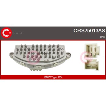 Resitencia, ventilador habitáculo - CASCO CRS75013AS