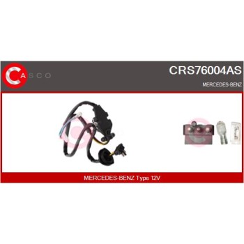 Resitencia, ventilador habitáculo - CASCO CRS76004AS