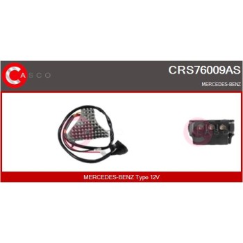 Resitencia, ventilador habitáculo - CASCO CRS76009AS