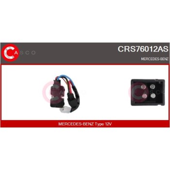 Resitencia, ventilador habitáculo - CASCO CRS76012AS