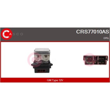 Resitencia, ventilador habitáculo - CASCO CRS77010AS