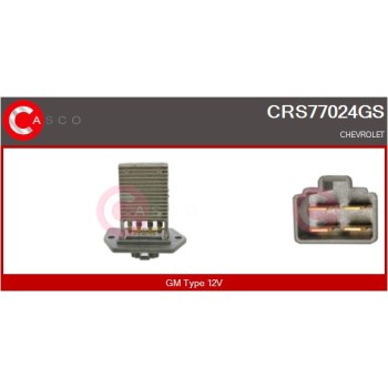Resitencia, ventilador habitáculo - CASCO CRS77024GS