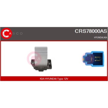 Resitencia, ventilador habitáculo - CASCO CRS78000AS