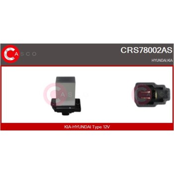 Resitencia, ventilador habitáculo - CASCO CRS78002AS