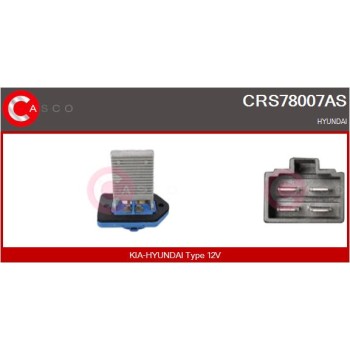 Resitencia, ventilador habitáculo - CASCO CRS78007AS