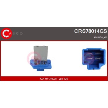 Resitencia, ventilador habitáculo - CASCO CRS78014GS