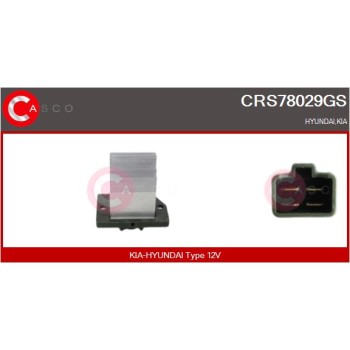 Resitencia, ventilador habitáculo - CASCO CRS78029GS
