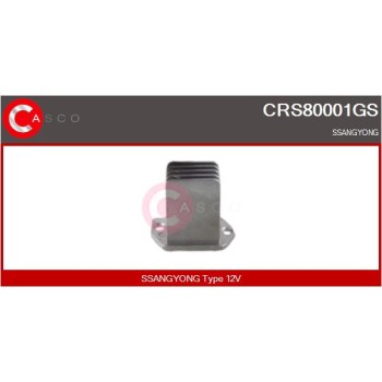 Resitencia, ventilador habitáculo - CASCO CRS80001GS