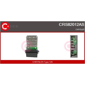 Resitencia, ventilador habitáculo - CASCO CRS82012AS
