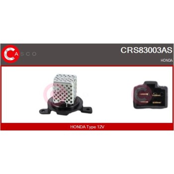 Resitencia, ventilador habitáculo - CASCO CRS83003AS