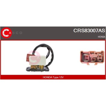 Resitencia, ventilador habitáculo - CASCO CRS83007AS