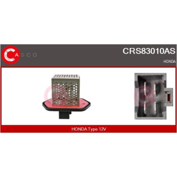 Resitencia, ventilador habitáculo - CASCO CRS83010AS