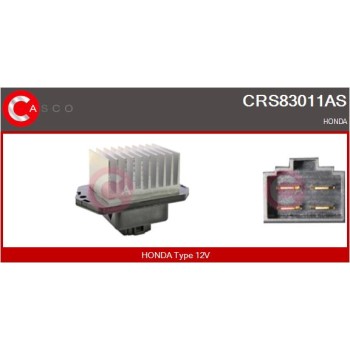 Resitencia, ventilador habitáculo - CASCO CRS83011AS