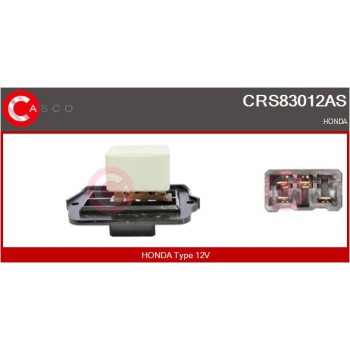 Resitencia, ventilador habitáculo - CASCO CRS83012AS