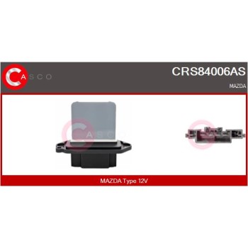 Resitencia, ventilador habitáculo - CASCO CRS84006AS