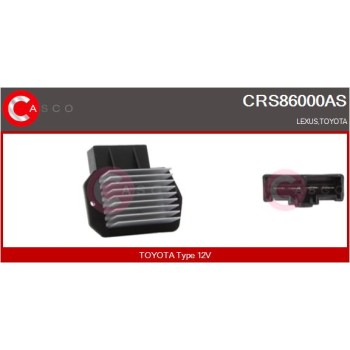 Resitencia, ventilador habitáculo - CASCO CRS86000AS
