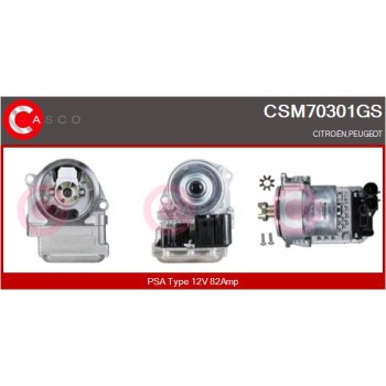 Motor eléctrico, mecanismo dirección - CASCO CSM70301GS