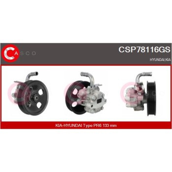 Bomba hidráulica, dirección - CASCO CSP78116GS