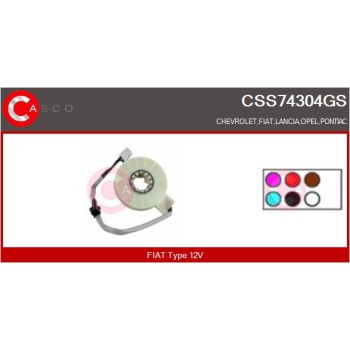 Sensor ángulo dirección - CASCO CSS74304GS