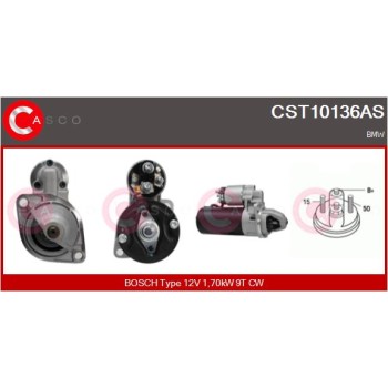 Motor de arranque - CASCO CST10136AS