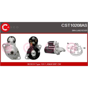 Motor de arranque - CASCO CST10208AS