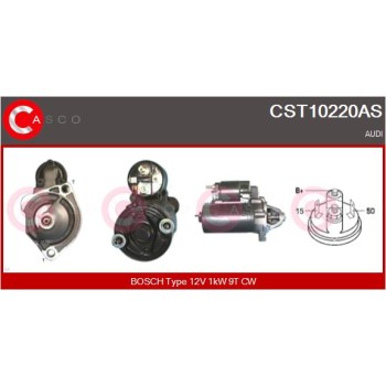 Motor de arranque - CASCO CST10220AS