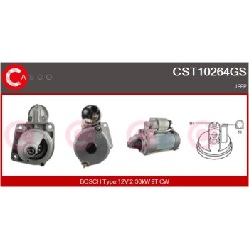 Motor de arranque - CASCO CST10264GS