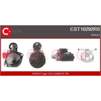 Motor de arranque - CASCO CST10292RS