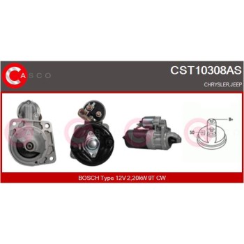 Motor de arranque - CASCO CST10308AS