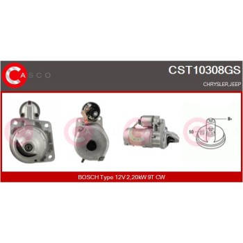 Motor de arranque - CASCO CST10308GS