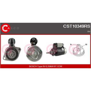 Motor de arranque - CASCO CST10349RS