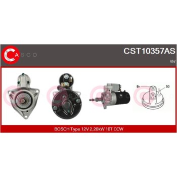 Motor de arranque - CASCO CST10357AS