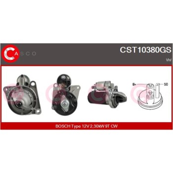 Motor de arranque - CASCO CST10380GS