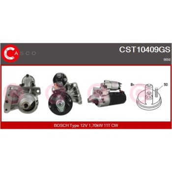 Motor de arranque - CASCO CST10409GS