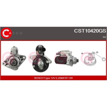 Motor de arranque - CASCO CST10420GS