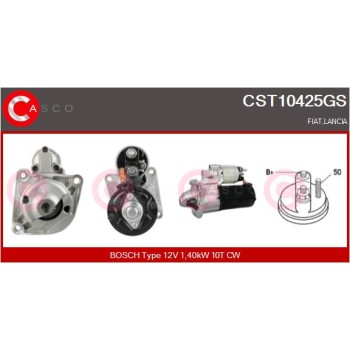 Motor de arranque - CASCO CST10425GS