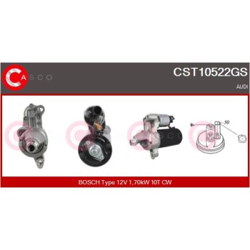 Motor de arranque - CASCO CST10522GS