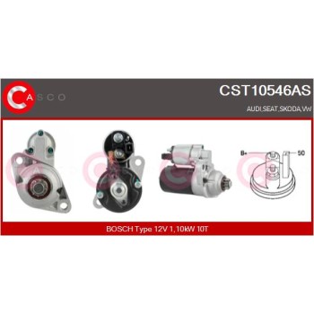 Motor de arranque - CASCO CST10546AS