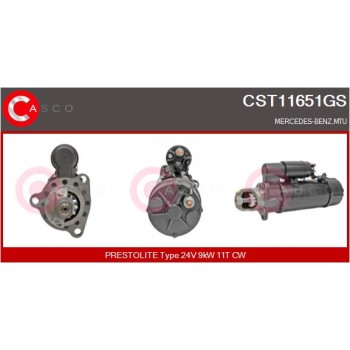 Motor de arranque - CASCO CST11651GS