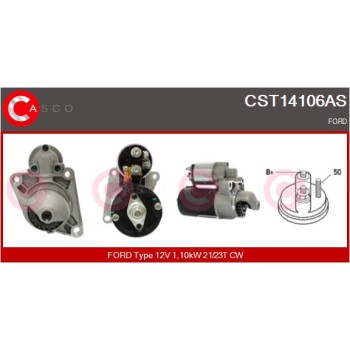 Motor de arranque - CASCO CST14106AS