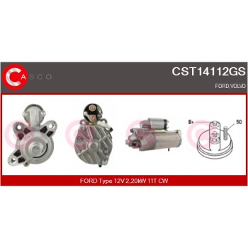 Motor de arranque - CASCO CST14112GS