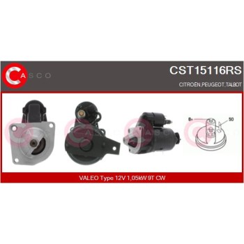 Motor de arranque - CASCO CST15116RS