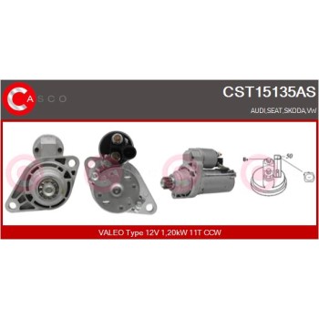 Motor de arranque - CASCO CST15135AS
